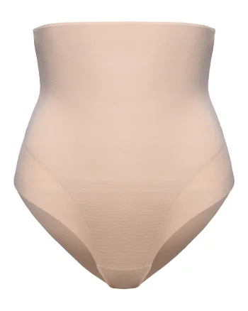 Chiloti modelator cu talie inalta, Bej Smooth, Bej