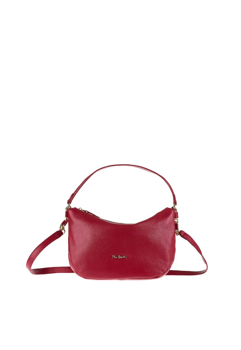 Geanta crossbody de piele Edera, Rosu