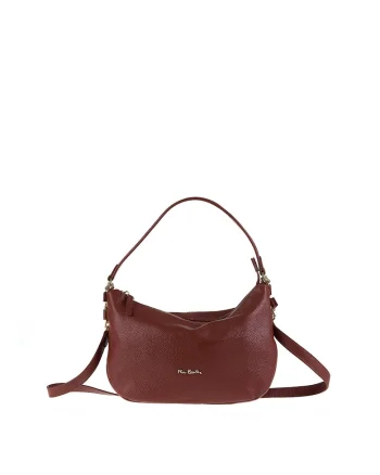 Geanta crossbody de piele Edera, Visiniu
