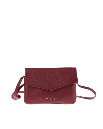 Geanta crossbody de piele Seraphina, Visiniu