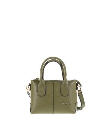 Geanta crossbody de piele Floriana, Kaki pal