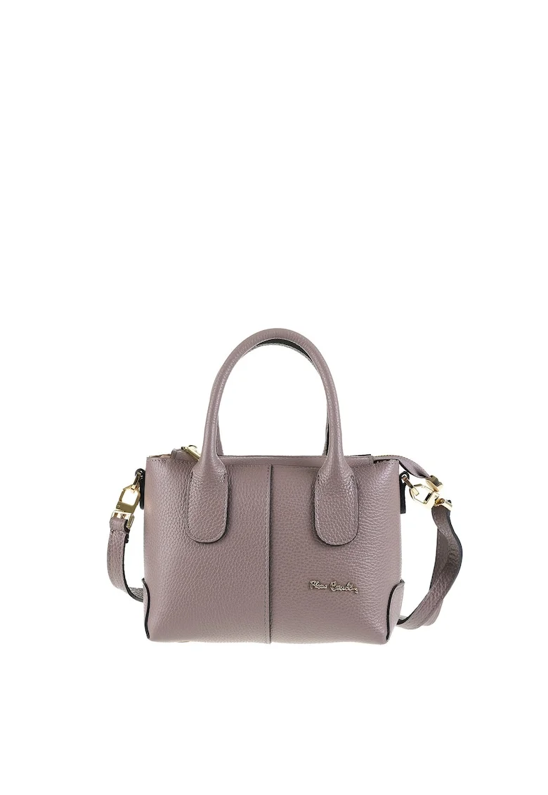 Geanta crossbody de piele Floriana, Maro taupe