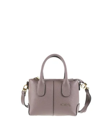 Geanta crossbody de piele Floriana, Maro taupe