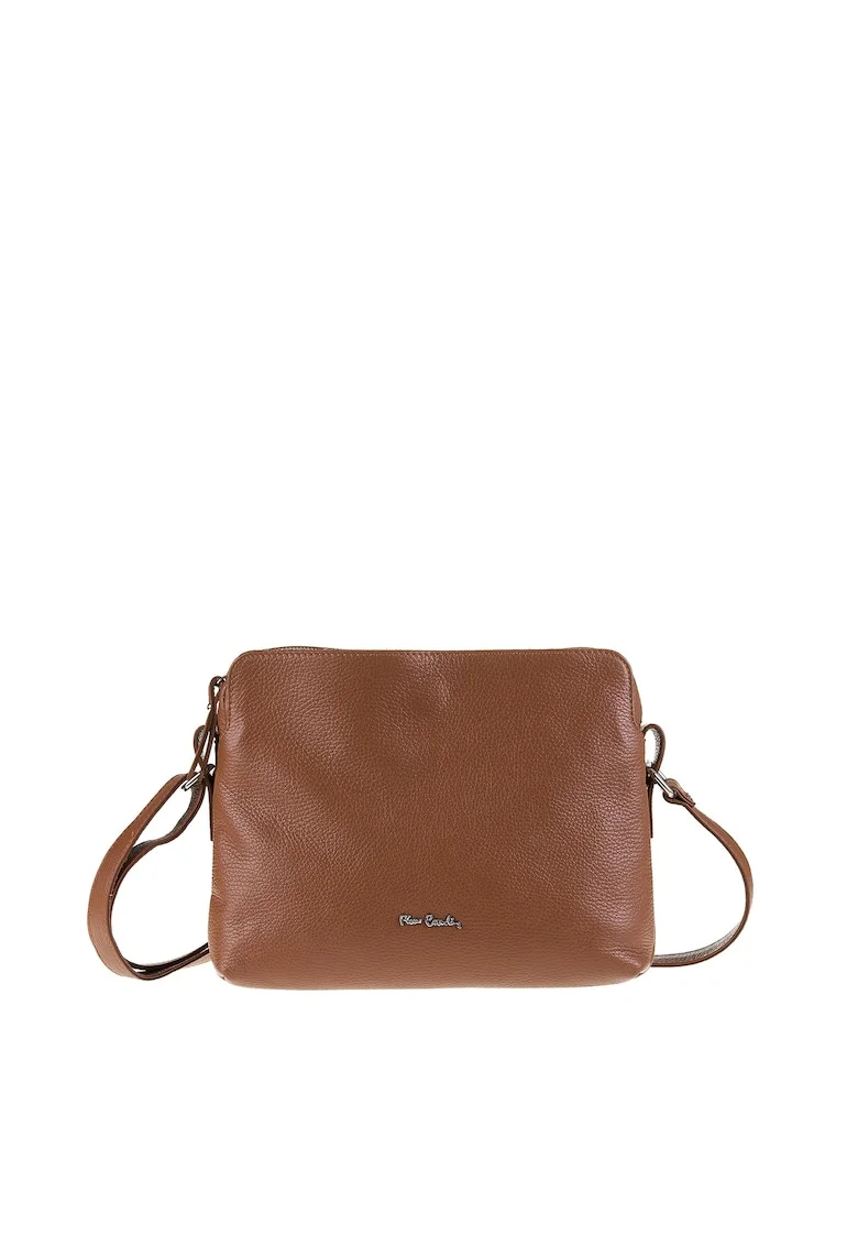 Geanta crossbody de piele Aralia, Maro