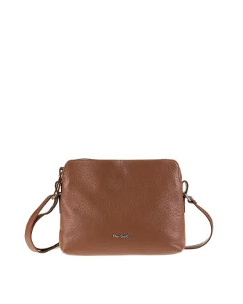 Geanta crossbody de piele Aralia, Maro
