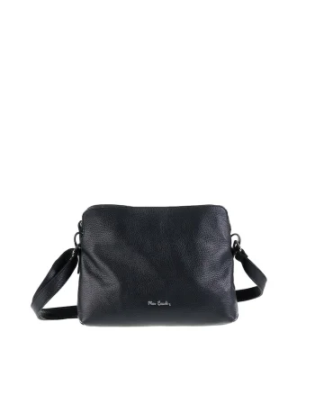 Geanta crossbody de piele Aralia, Negru