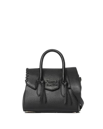 SECRET PON PON., Geanta crossbody din piele ecologica Seraphina, Negru
