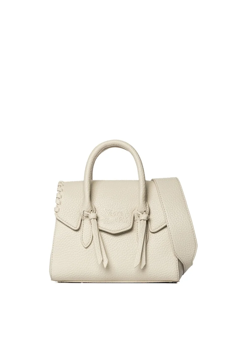 SECRET PON PON., Geanta crossbody din piele ecologica Seraphina, Crem