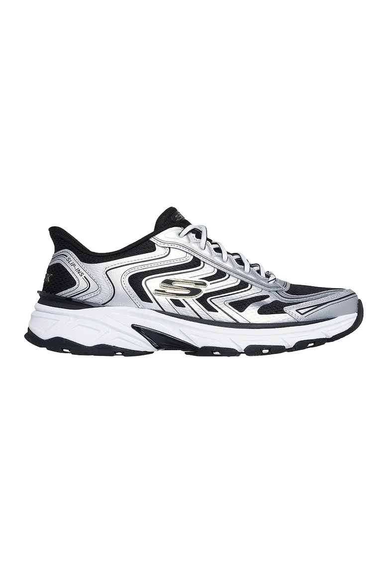 Pantofi sport Slip-ins® Stamina Sport, Negru/Argintiu