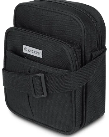 Borseta barbat umar, Neagra, Crossbody, 17x22x8 cm, ZG706