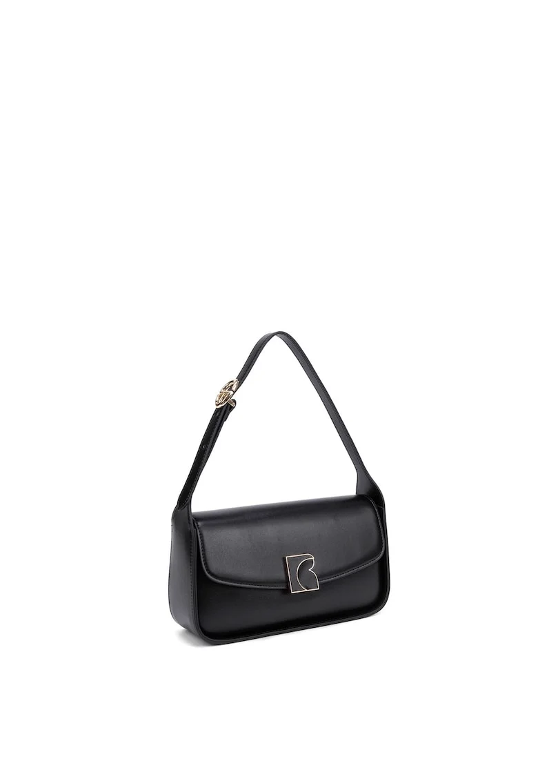 Geanta crossbody din piele ecologica Valora, Negru