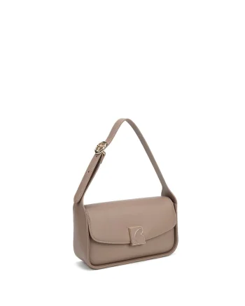 Geanta crossbody din piele ecologica Valora, Maro camel