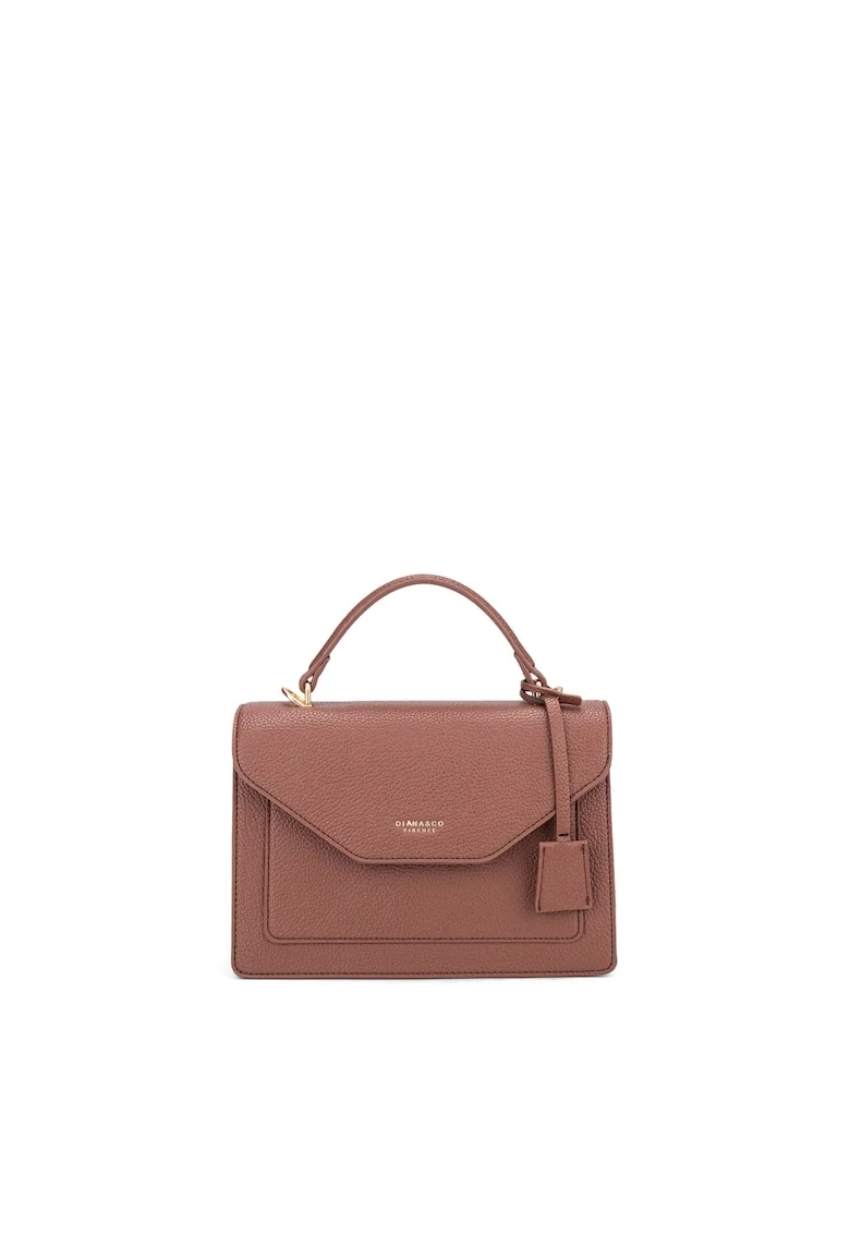 Geanta crossbody din piele ecologica Cerelia, Maro inchis