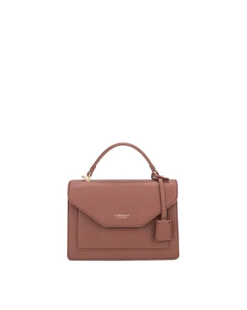 Geanta crossbody din piele ecologica Cerelia, Maro inchis