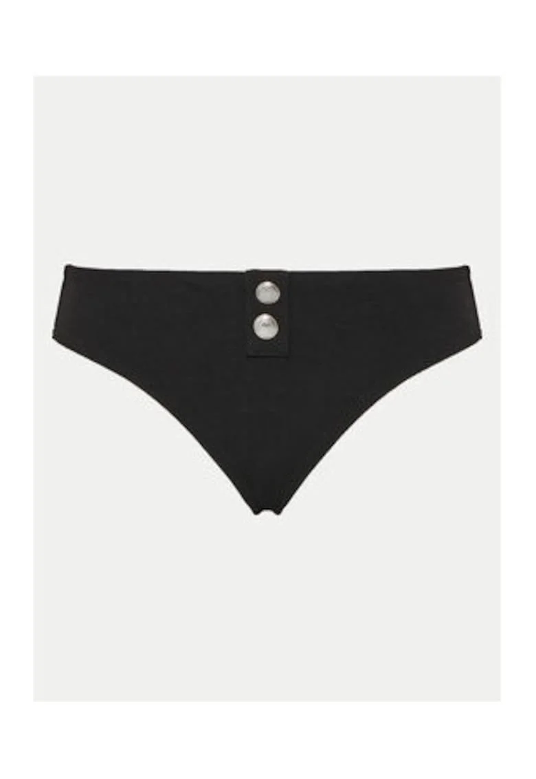 Slip de bikini dama,  negru, sintetic,