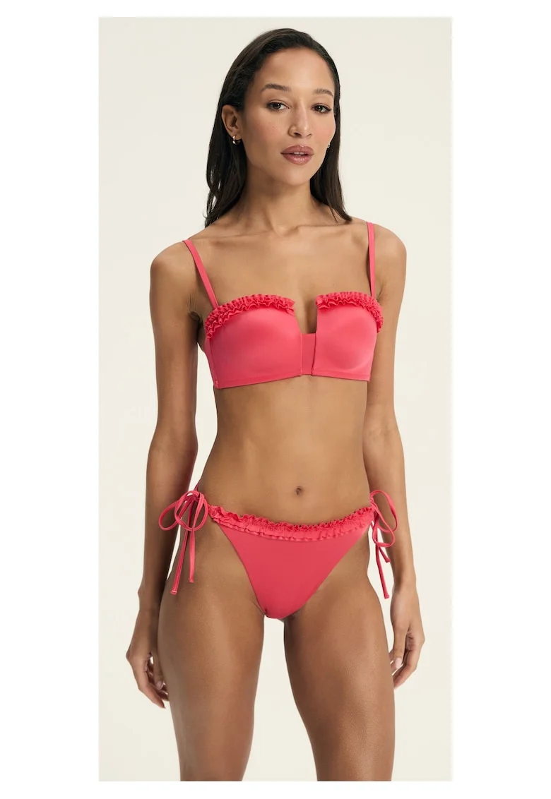 Sutien top baie push-up Roz intens Godlike, Roz