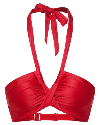 Sutien top push-up bandeau Rosu Truffle, Rosu