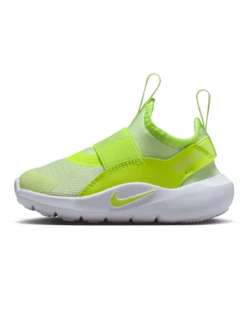 Pantofi slip-on Flex Runner 4 cu detaliu logo, pentru alergare, Verde lime