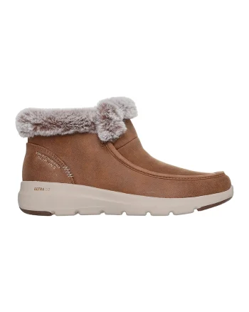 Ghete slip-ins cu blana sintetica Glacial Ultra Cozy Getaway, Caramel