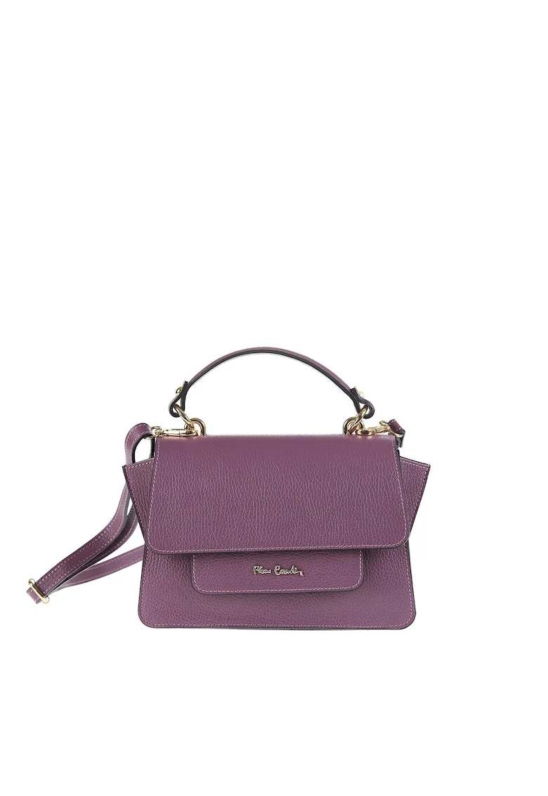 Geanta crossbody de piele Elora Nova, Violet pruna