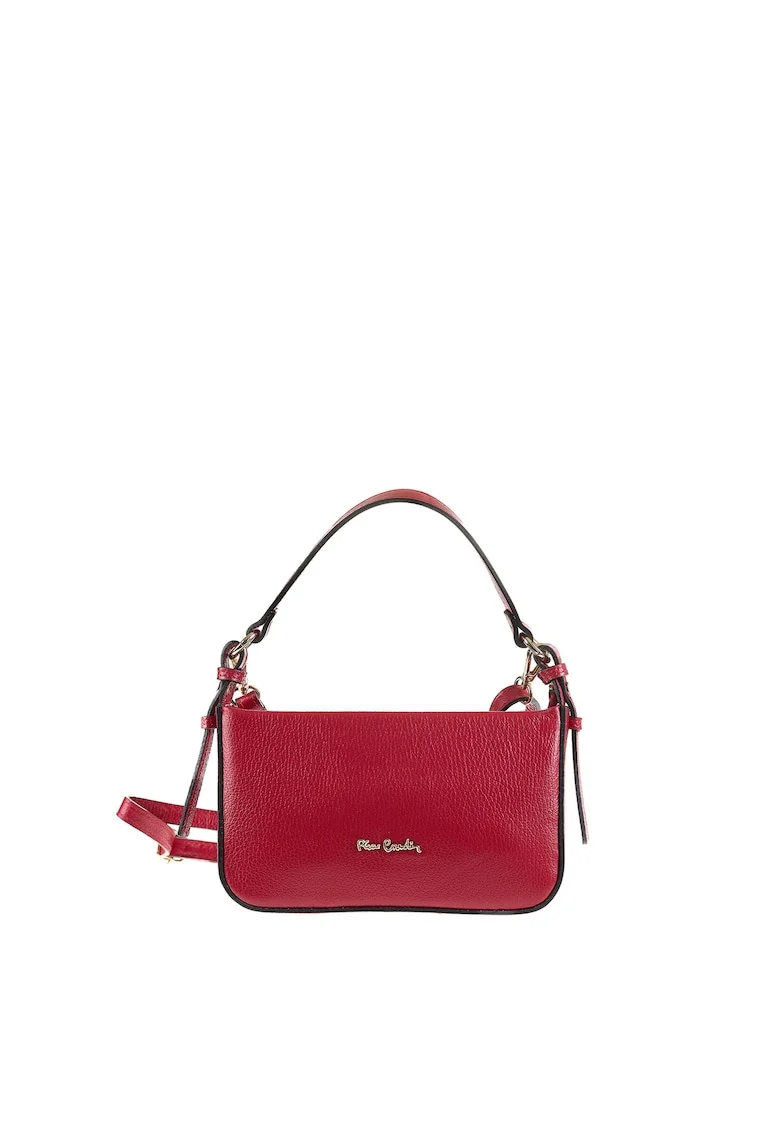 Geanta crossbody de piele Elowen, Rosu