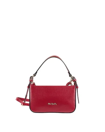 Geanta crossbody de piele Elowen, Rosu