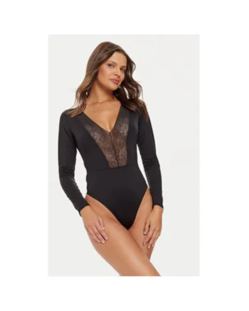 Body dama,  304807978, Poliamida, Negru, Negru
