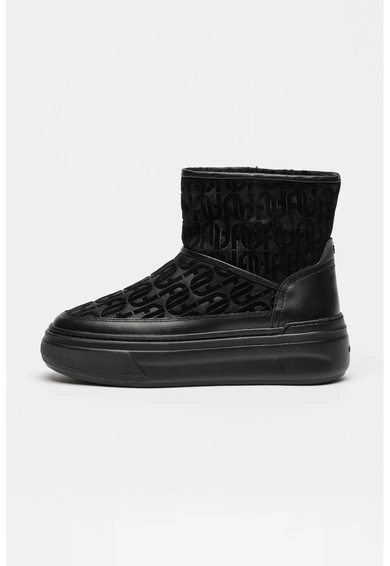 Ghete slip-on Nuage, Negru/Negru stins