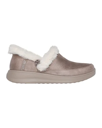 Ghete de casa slip-ins Cozy Escape, Maro taupe deschis