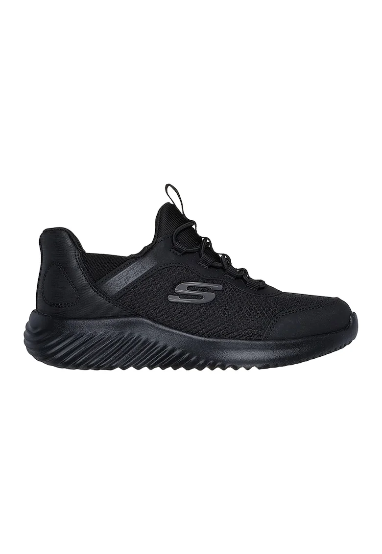 Pantofi sport slip-ins cu logo Bounder, Negru/Negru stins