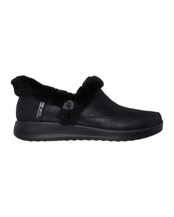 Ghete de casa slip-ins Cozy Escape, Negru