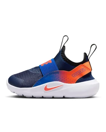 Pantofi slip-on Flex Runner 4 cu detaliu logo, pentru alergare, Portocaliu/Bleumarin