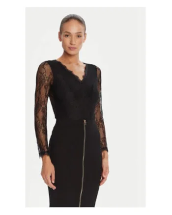 Body Dama,  Negru, 100% poliamida