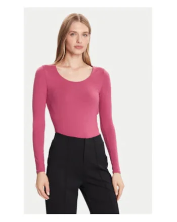 Body Femei,  roz, 89% poliester, 11% elastan,