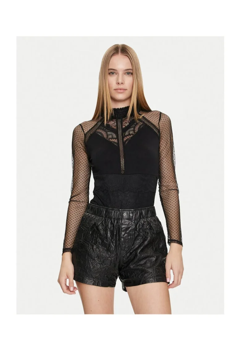 Body dama,  negru, 95% viscoza, 5% elastan