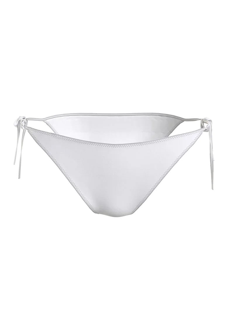 Slip cu prinderi laterale, Alb optic