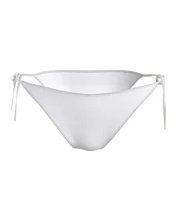 Slip cu prinderi laterale, Alb optic