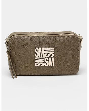 Geanta crossbody de piele ecologica Brisa, Kaki