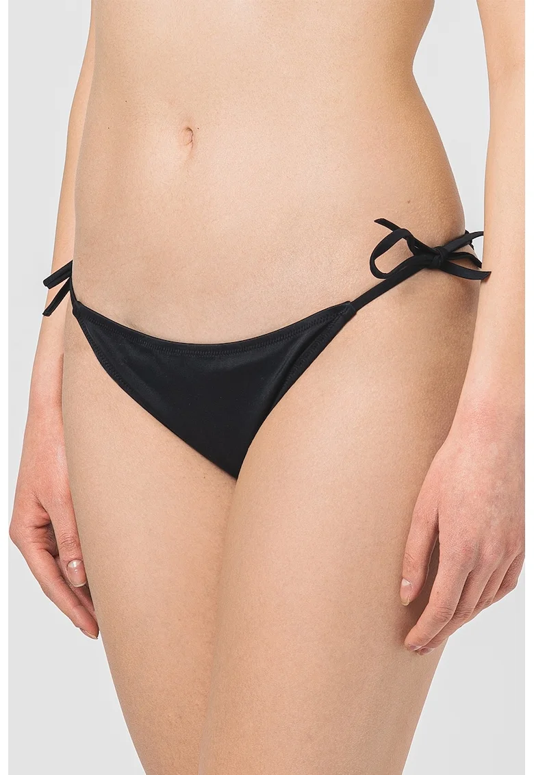 Slip cu prinderi laterale, Negru