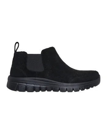 Ghete Chelsea slip-on din piele intoarsa cu insertii elastice Graceful