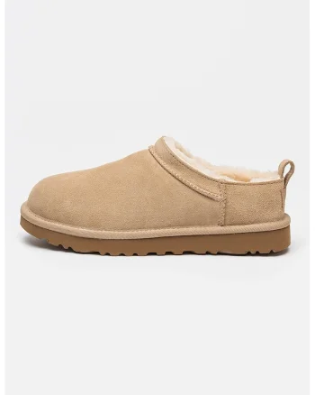 Ghete slip-on de piele intoarsa Classic Micro, Maro nisip