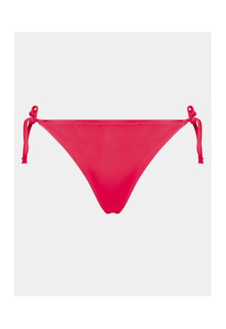 Slip de bikini dama,  rosu, poliester reciclat, elastan