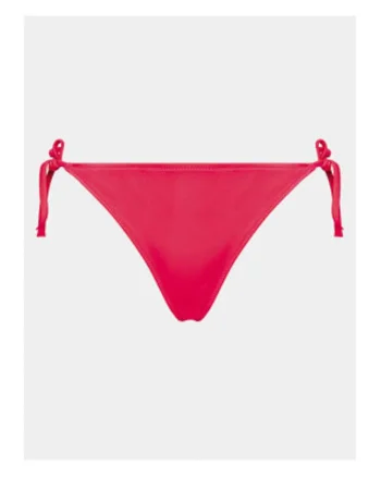 Slip de bikini dama,  rosu, poliester reciclat, elastan