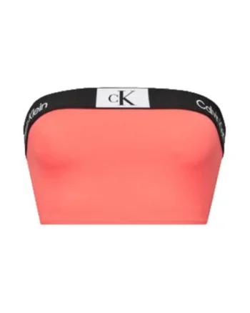 Sutien bikini dama,  coral, 80% poliamida reciclata, 20% elastan,