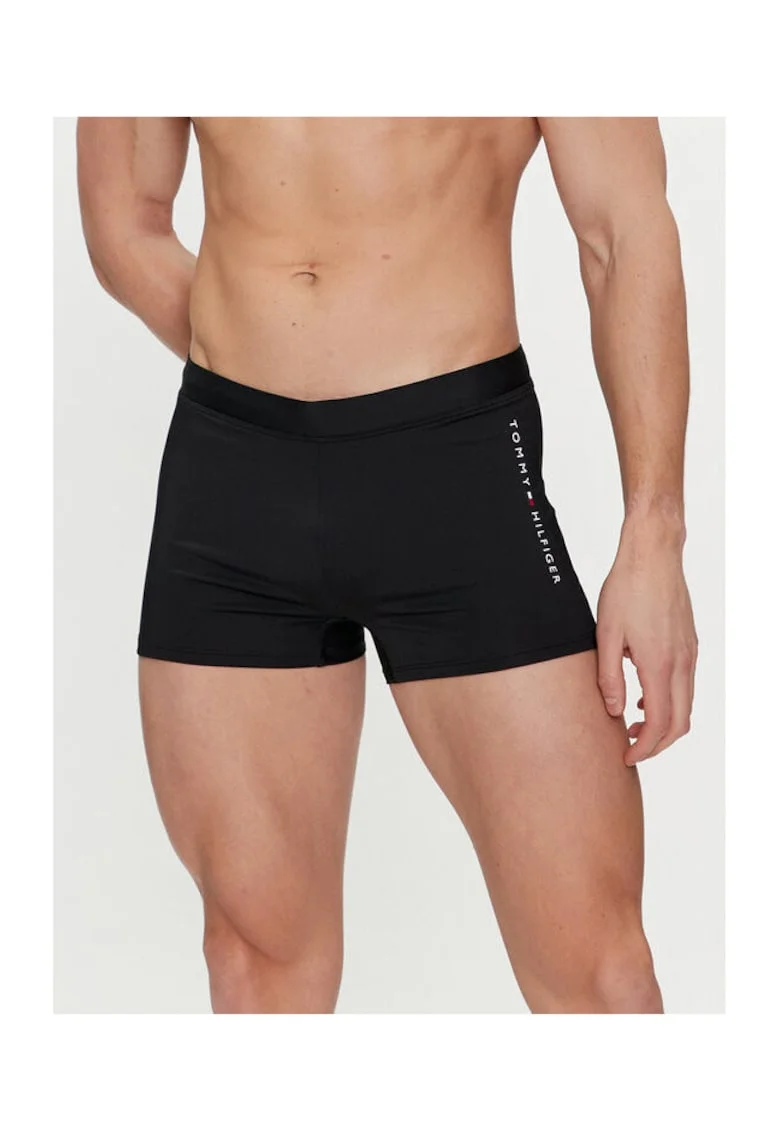 Slip de baie barbati,  negru, poliamida reciclata, elastan