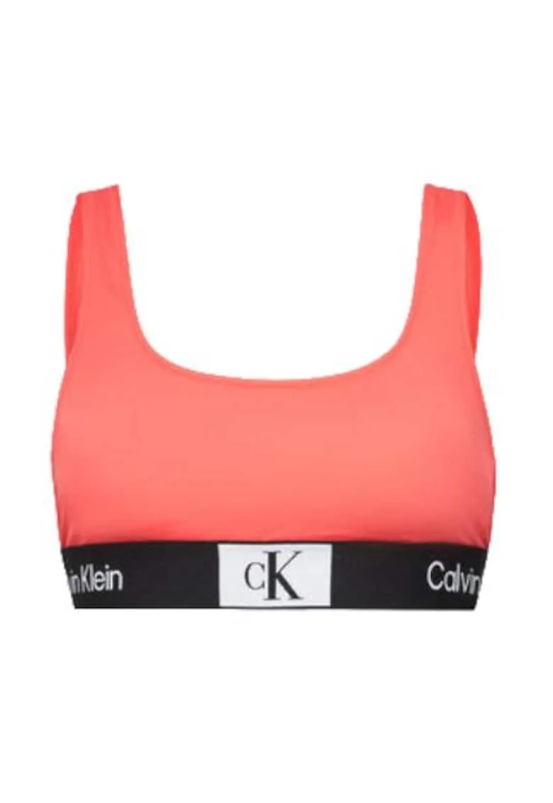 Sutien de bikini dama,  coral, 80% poliamida reciclata, 20% elastan,