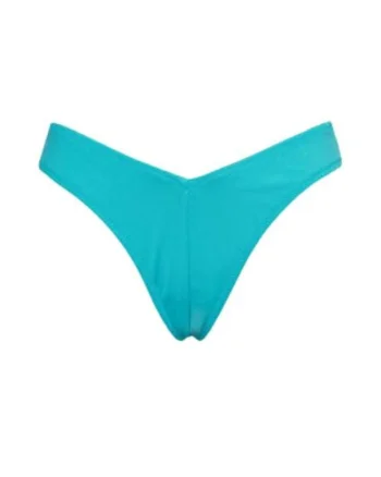 Slip de bikini,  Albastru, 85% Poliester reciclat, 15% Elastan,