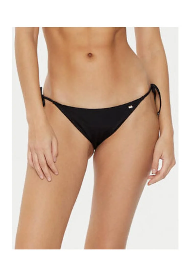 Slip de bikini dama,  negru, 80% poliamida, 20% elastan,