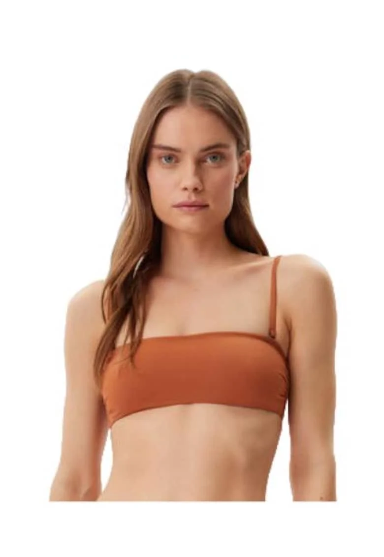 Sutien de bikini dama,  maro, 83% poliamida reciclata, 17% elastan,