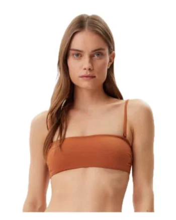 Sutien de bikini dama,  maro, 83% poliamida reciclata, 17% elastan,